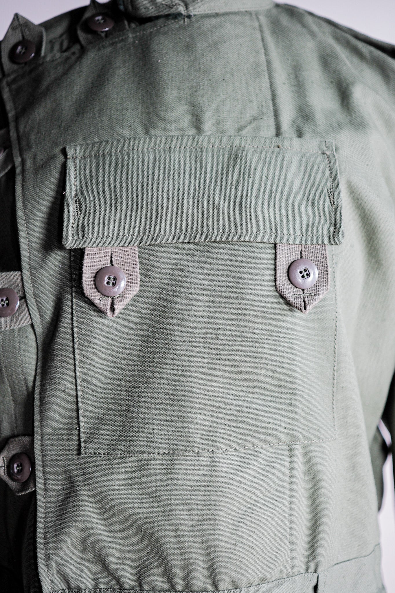 【~60's】Swedish Army Dispatch Rider Motorcycle Jacket With Liner Size.C48 "Dead Stock"