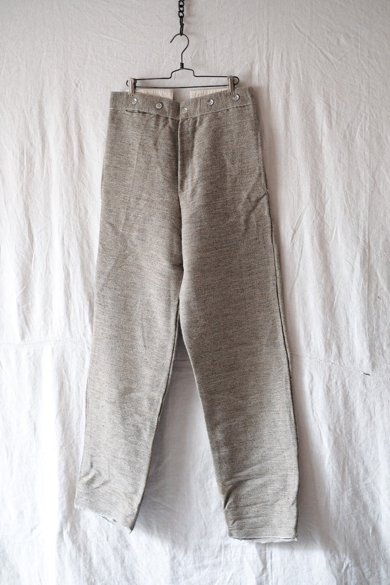 【~20's】French Army WWI Cotton Wool Pants