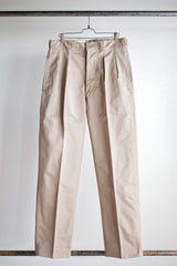 [~ 60's] กองทัพฝรั่งเศส M52 เสื้อกางเกงขนาดของ Chino ขนาด 80m "Dead Stock"