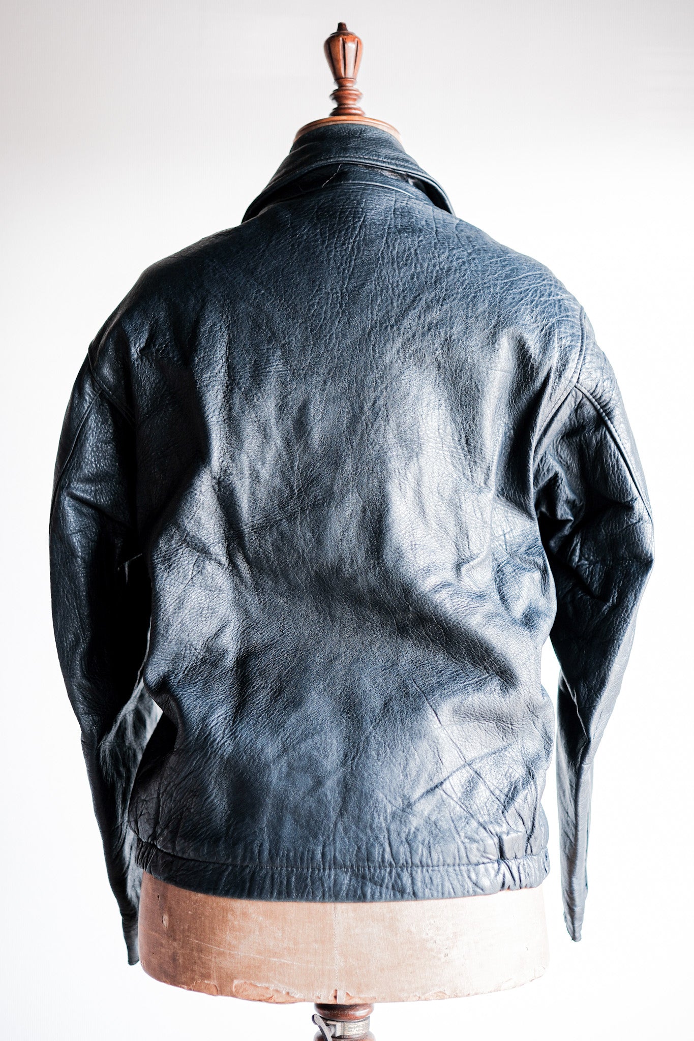 【~70's】French Air Force Pilot Leather Jacket