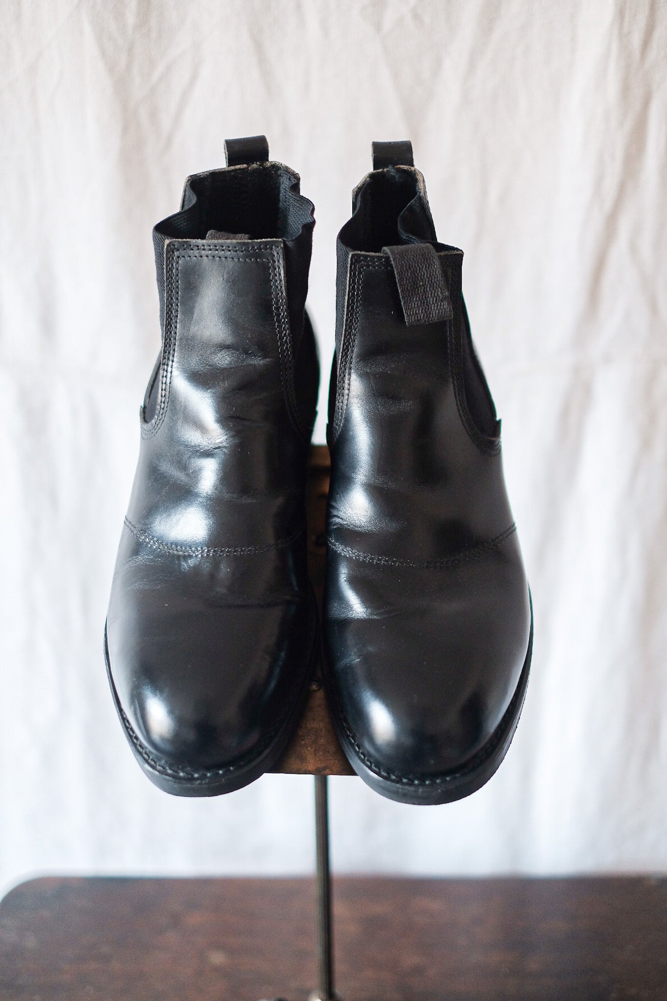 [~ 80's] USSNAVY SIDE GORE BOOTS ขนาด 7 D