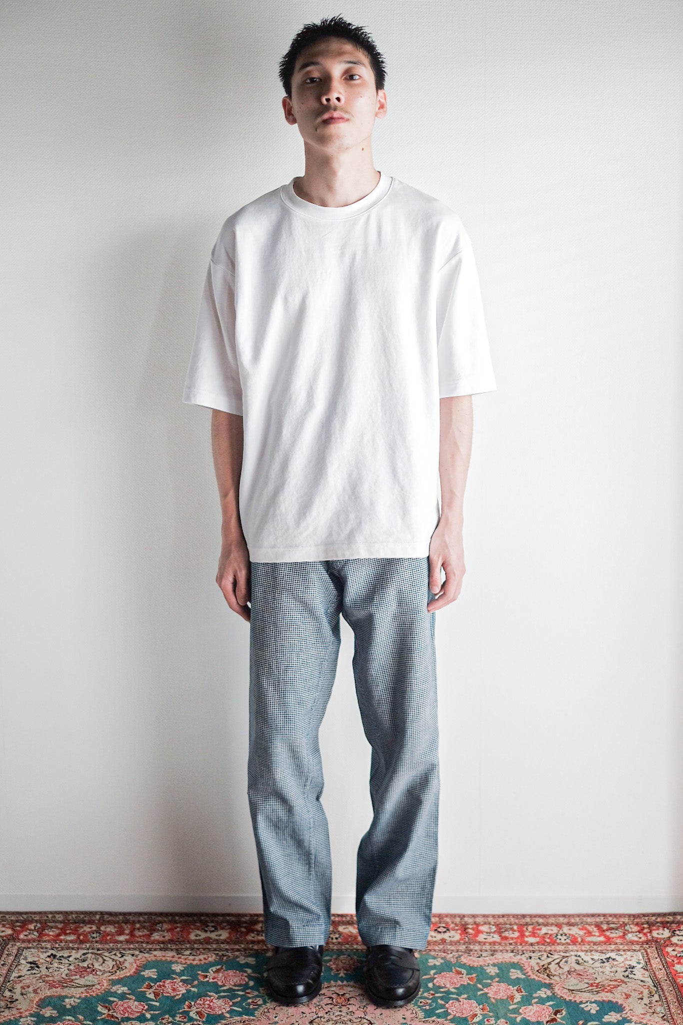 ［~30's］French Vintage Pin Check Work Pants