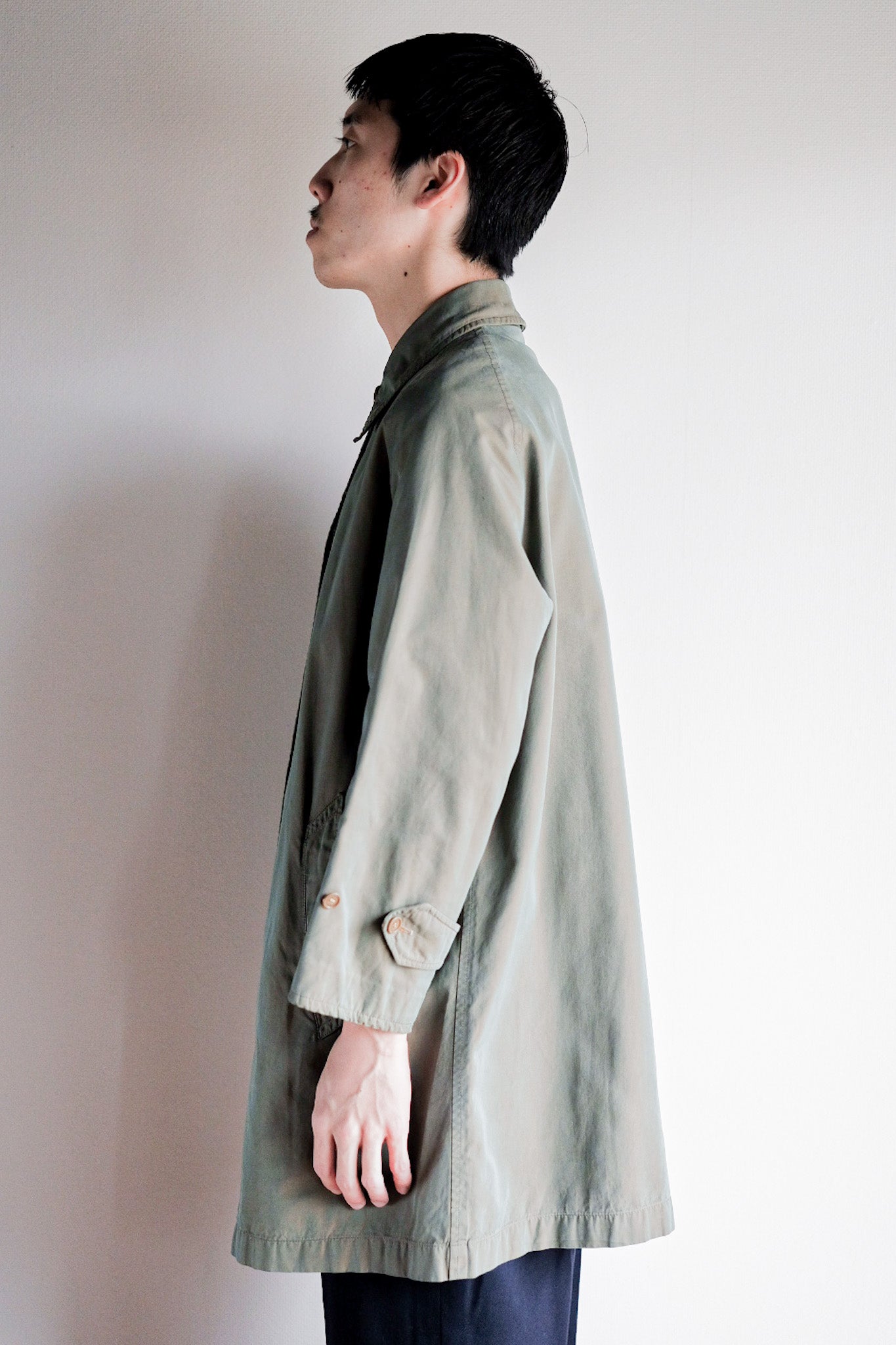 ［~50's］Vintage Burberry's Single Raglan Balmacaan Coat C100 "TAMAMUSHI" "Made in France"