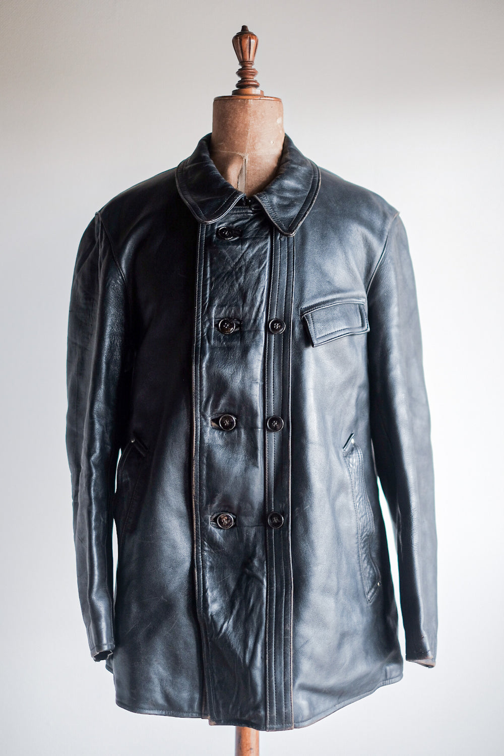 【~50's】French Vintage Le Corbusier Leather Work Jacket