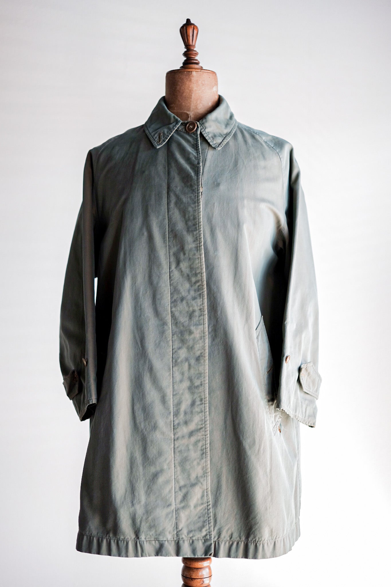 ［~50's］Vintage Burberry's Single Raglan Balmacaan Coat C100 "TAMAMUSHI" "Made in France"
