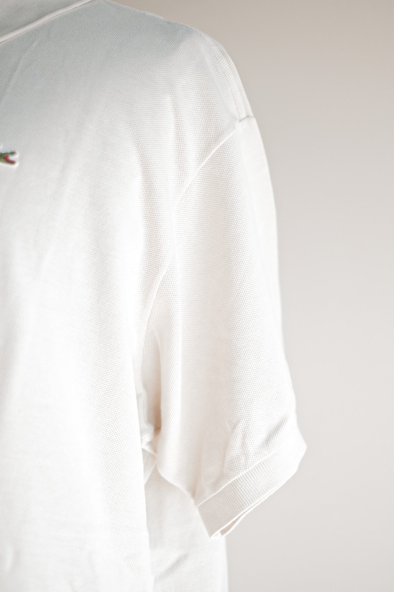 ［~80's］CHEMISE LACOSTE S/S Polo Shirt Size.7 "Ecru"