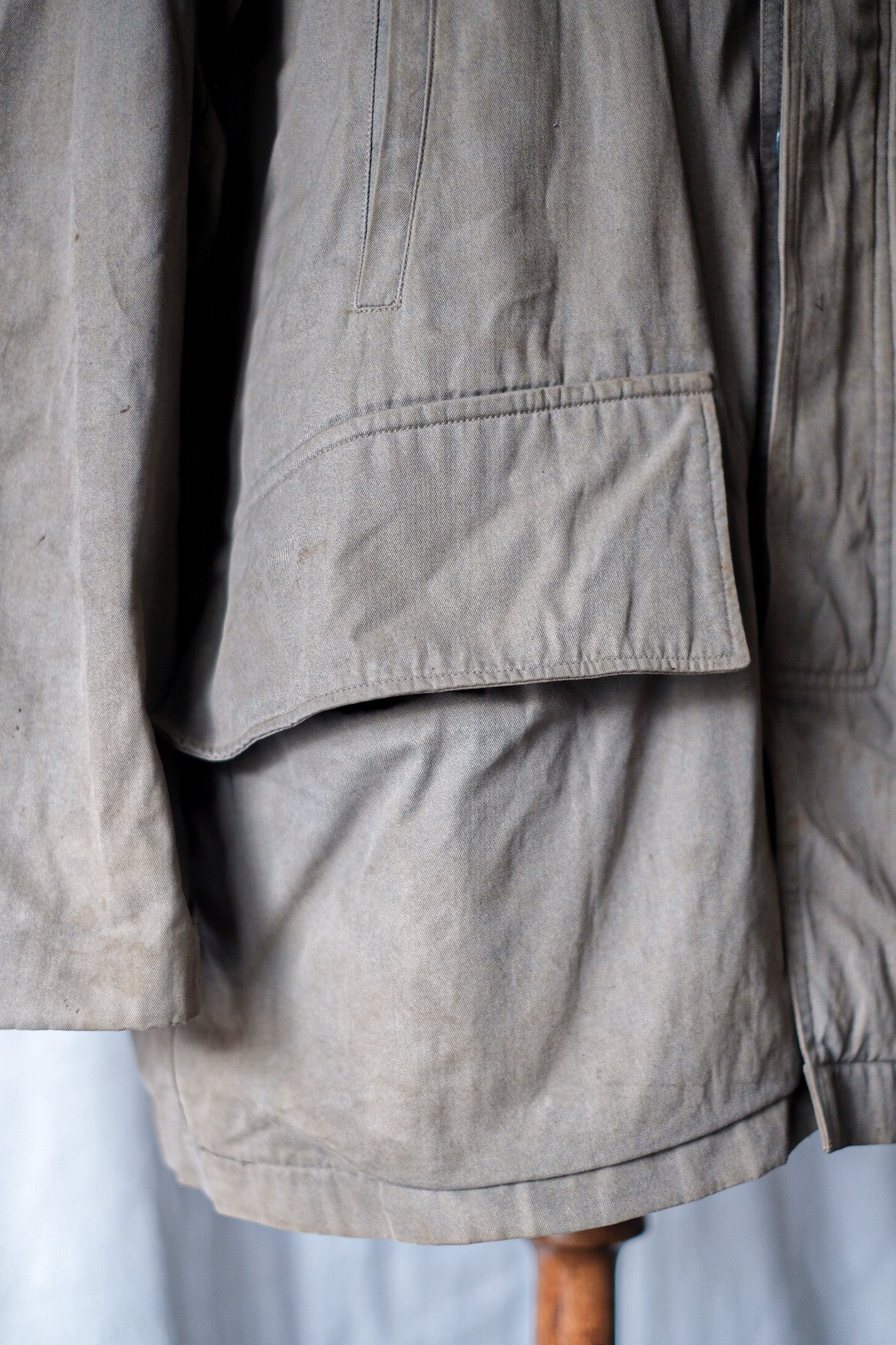【~60's】French Vintage Cotton Hunting Jacket "Belle Jardiniere"