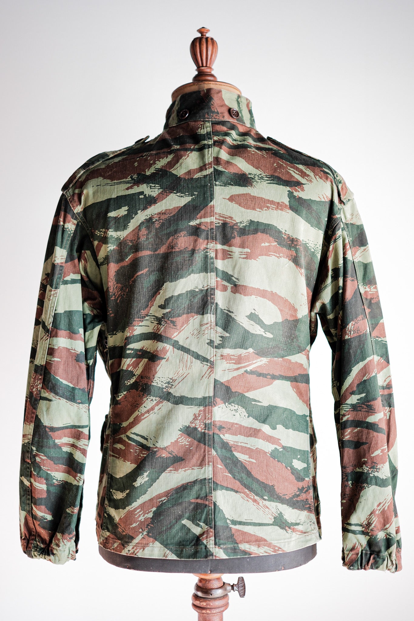 60's] French Army Tap47/56 Lizard Camo Paratrooper Jacket