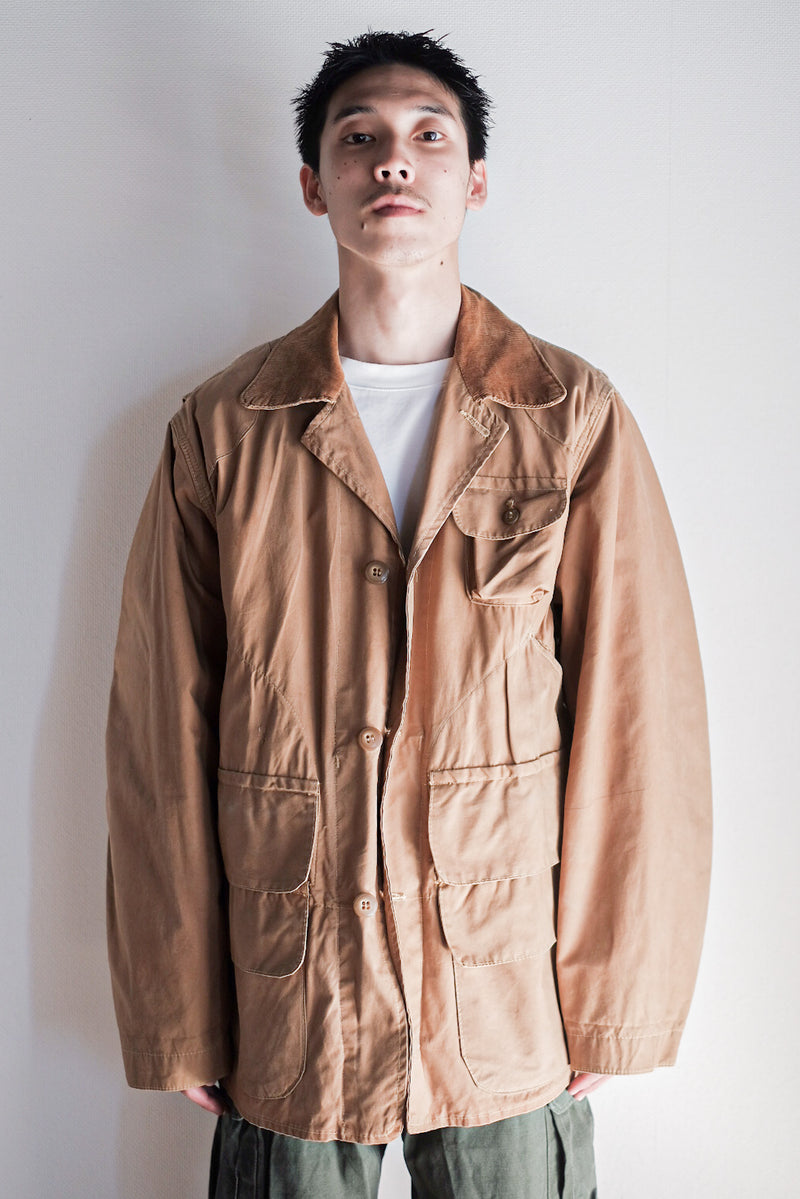 [~ 50's] แจ็คเก็ตการล่าสัตว์โบราณของอเมริกา "Redhead Squaltex"