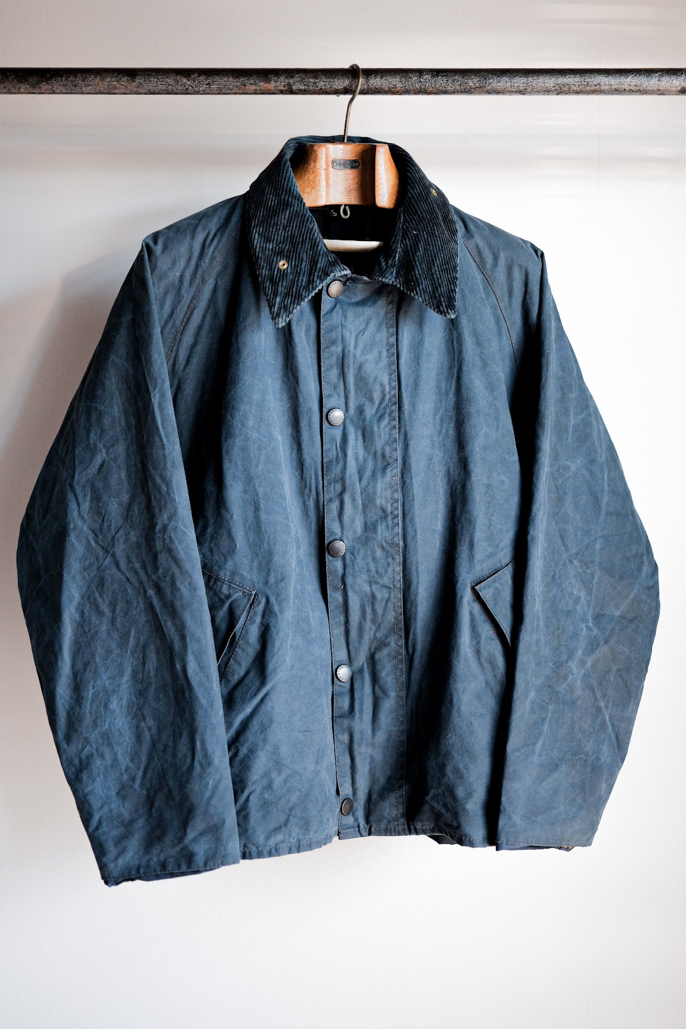 【 ~ 00's 】 Barbour Vintage "Transport Jacket" 3 Crest Size.42