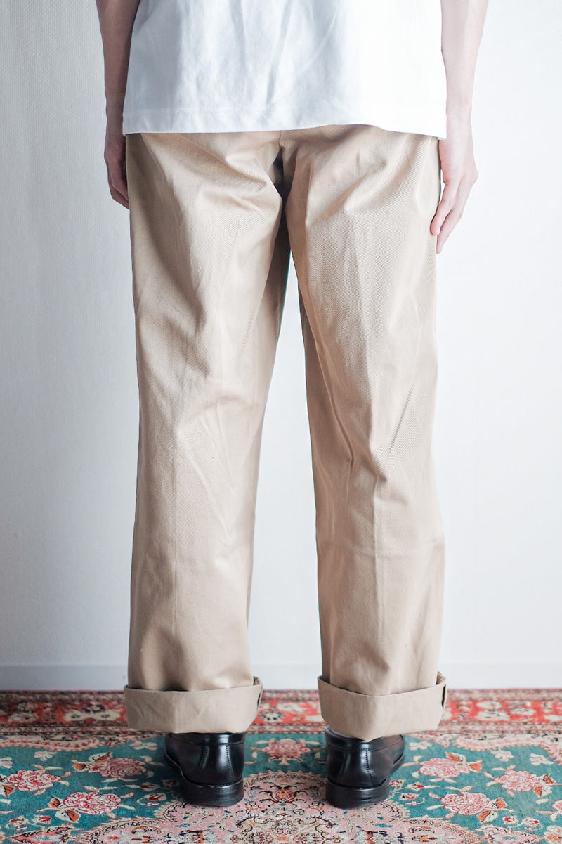 40's] U.S.Army M-45 CHINO TROUSERS SIZE.30 × 33 – VIEUX ET NOUVEAU