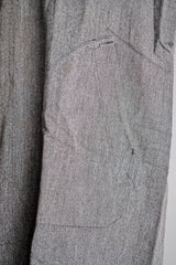 [~ 40's] เสื้อโค้ท French Vintage Black Chambray Atelier