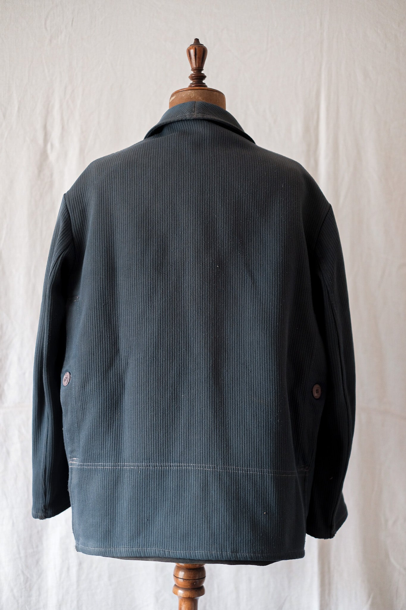 [~ 50's] French Vintage Cotton Pique Hunting Jacket