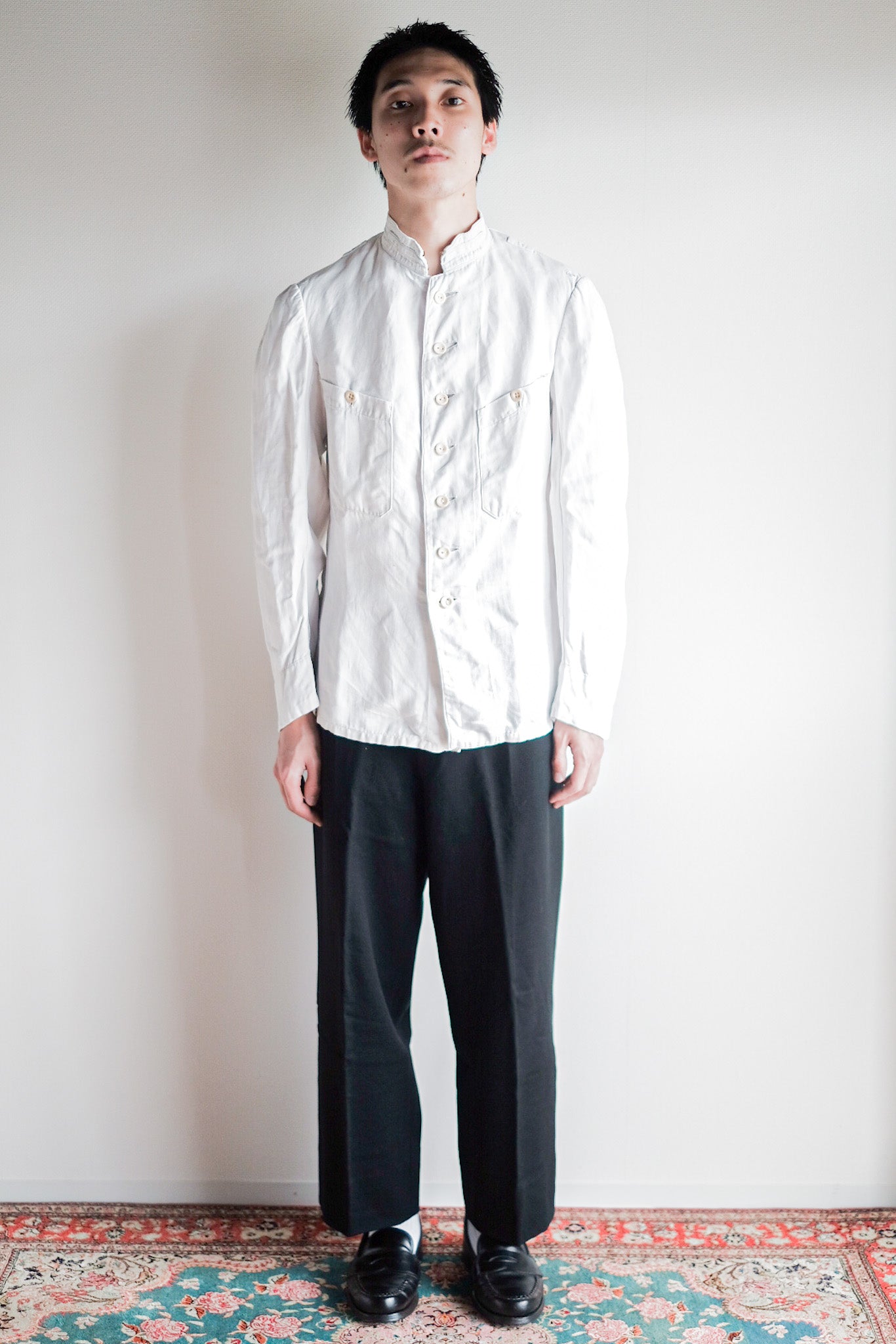 ［~20's］French Army Cotton Linen Colonial Jacket