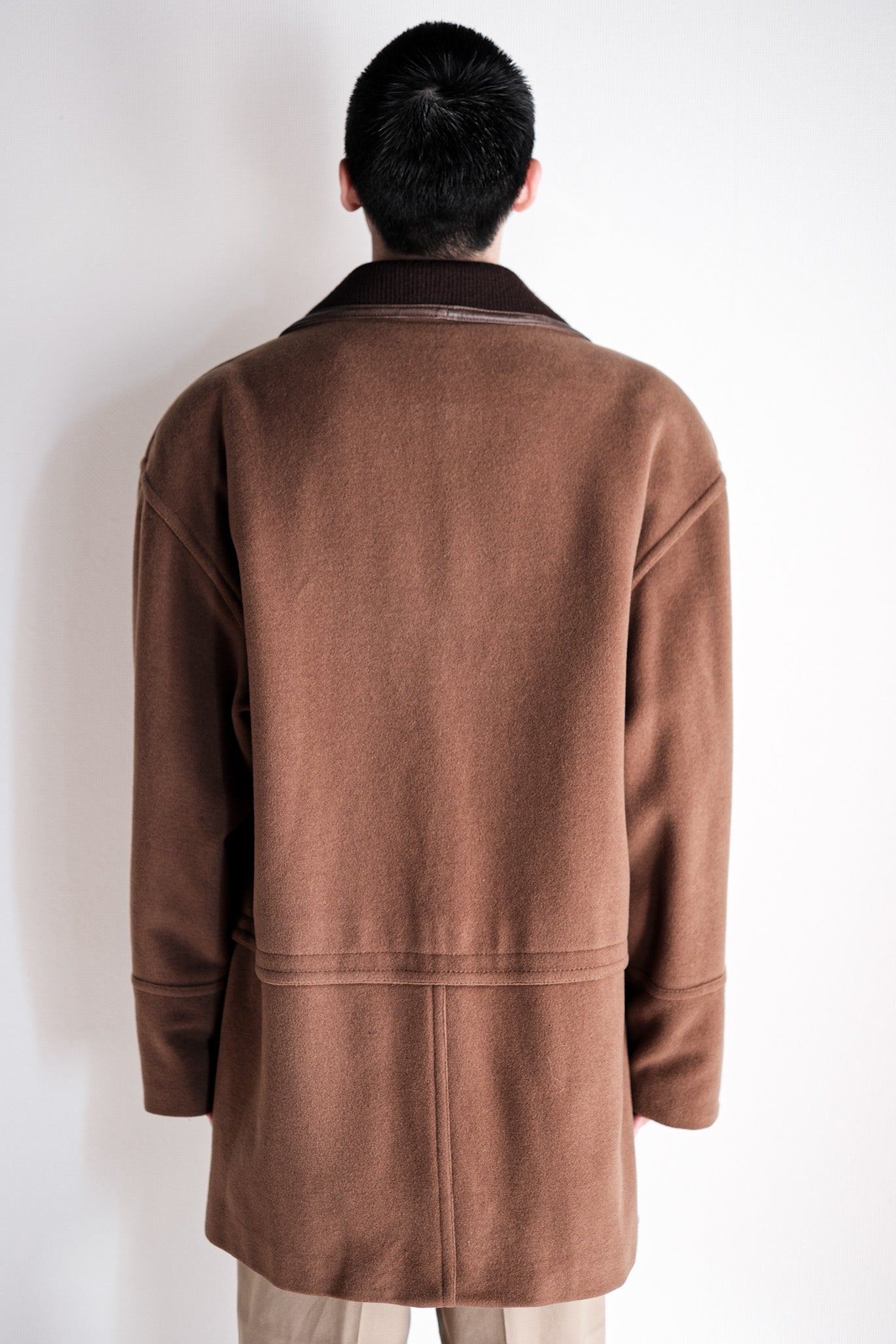 【~80's】Old Gucci Shawl Collar Cashmere Jacket Size.50