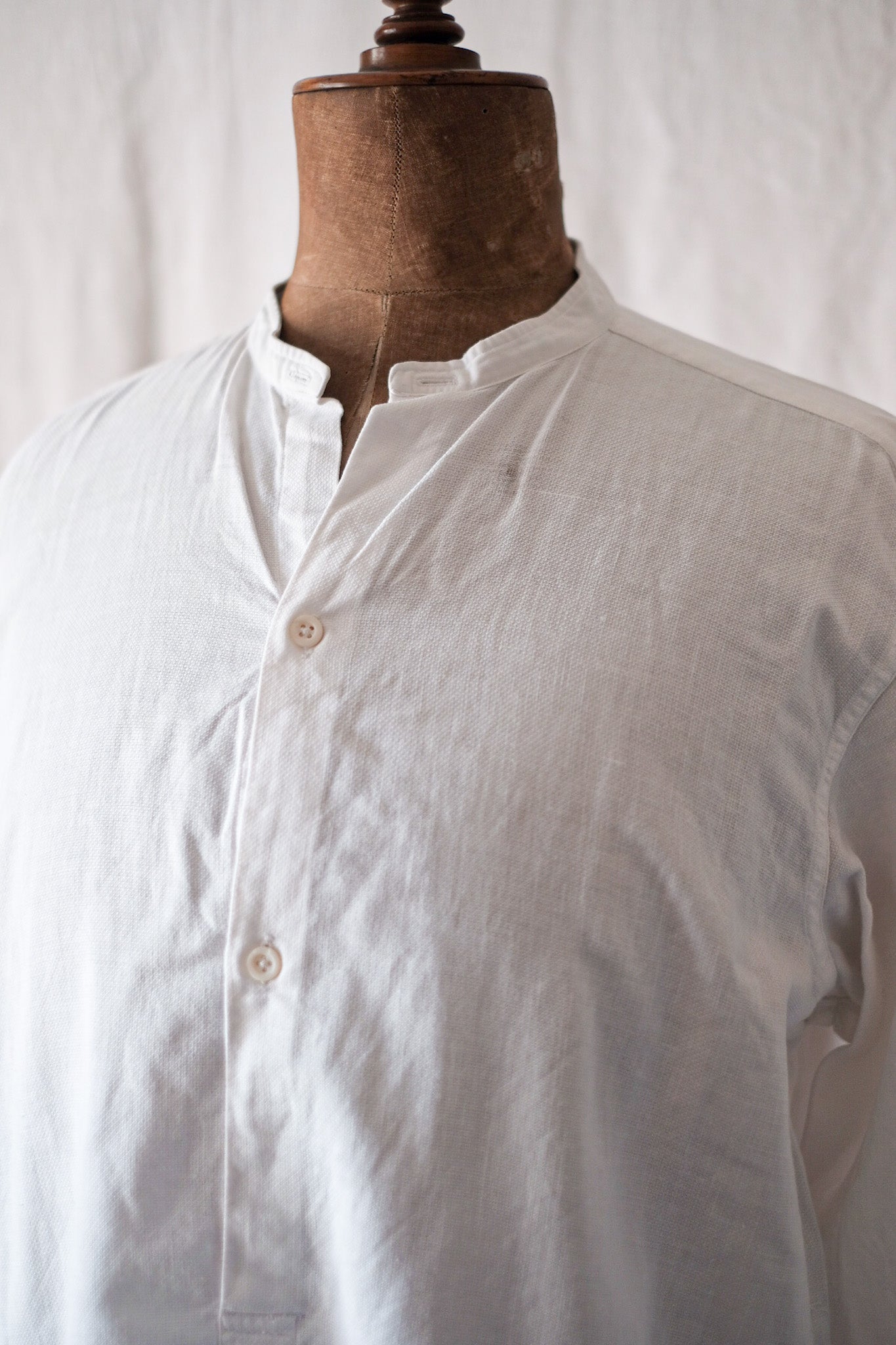 【~40's】French Vintage Grandpa Shirt