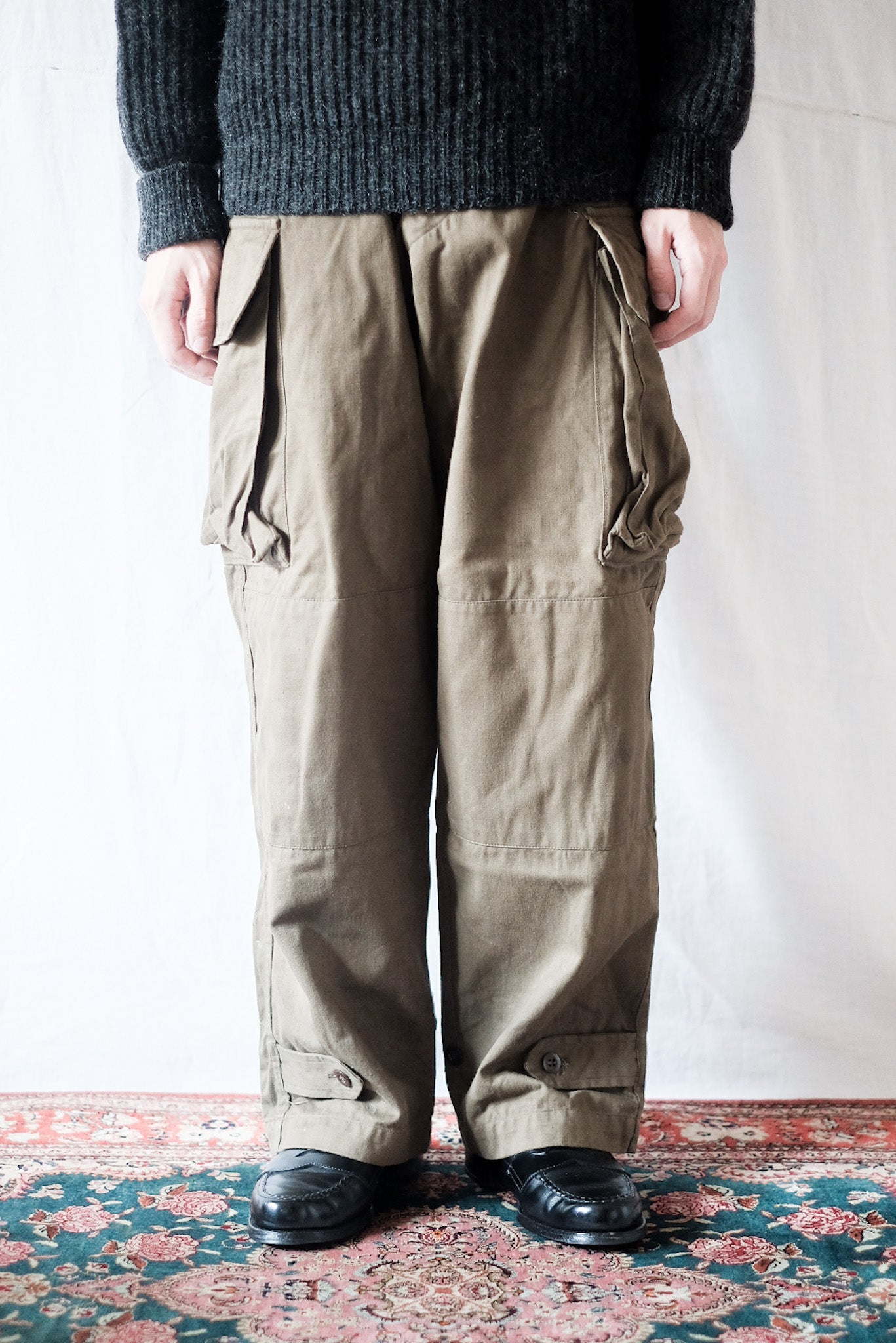 【~60's】French Army M47 Field Trousers Size.23