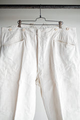 【~30's】French Vintage Linen Work Pants