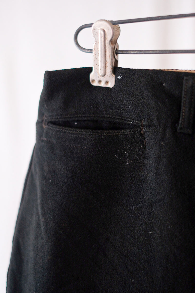 【~40's】French Vintage Side Line Wool Work Pants