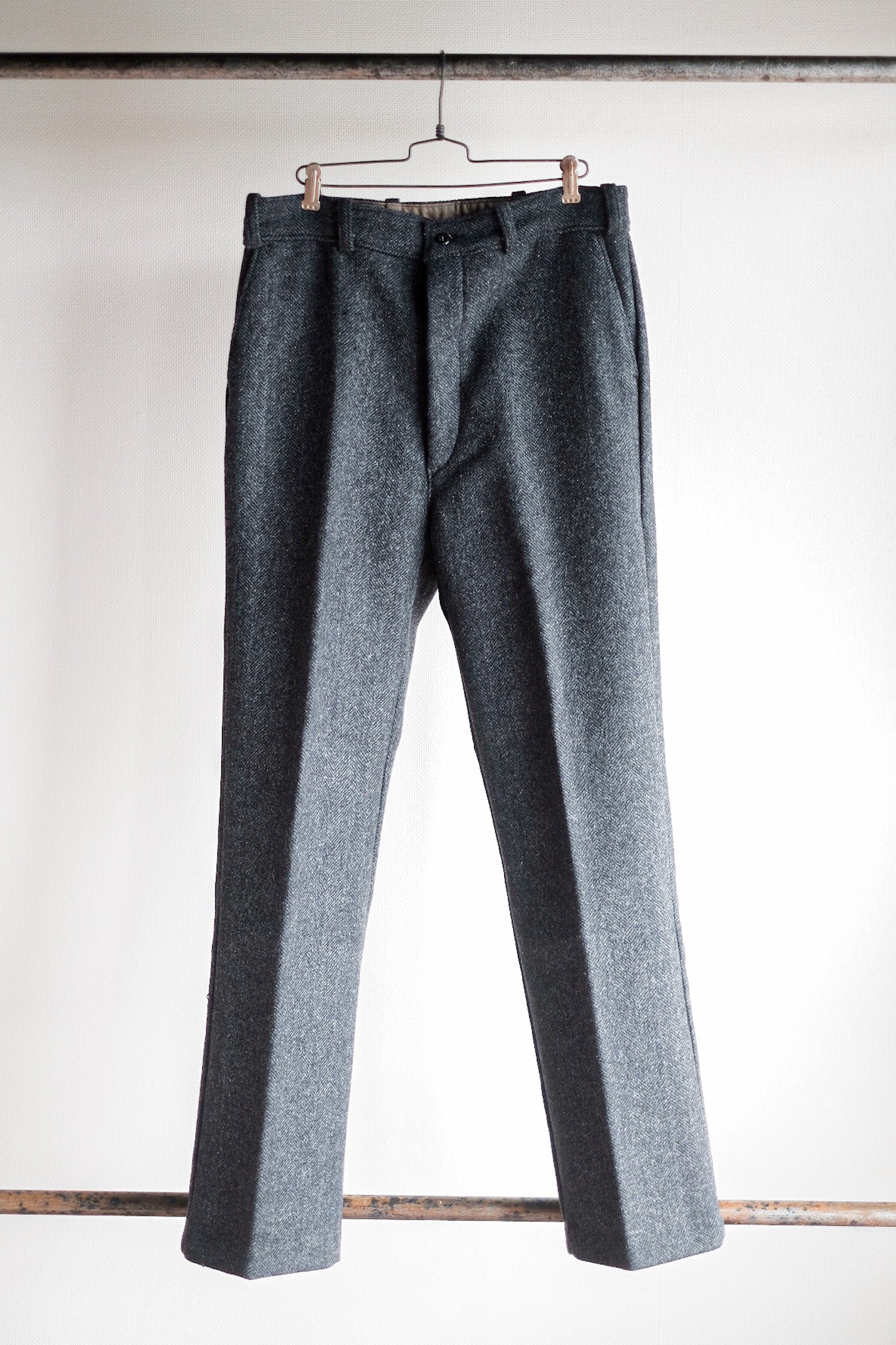 ［~50's］French Vintage HBT Wool Work Pants "Pascal Fabric" "Dead Stock"