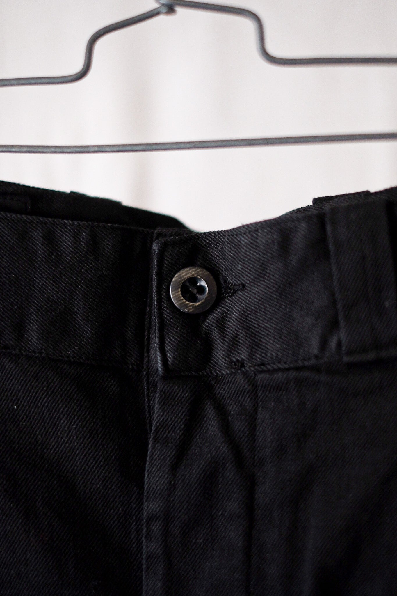 [~ 60's] French Army M52 Chino Shorts taille.5 "Black Overdye"