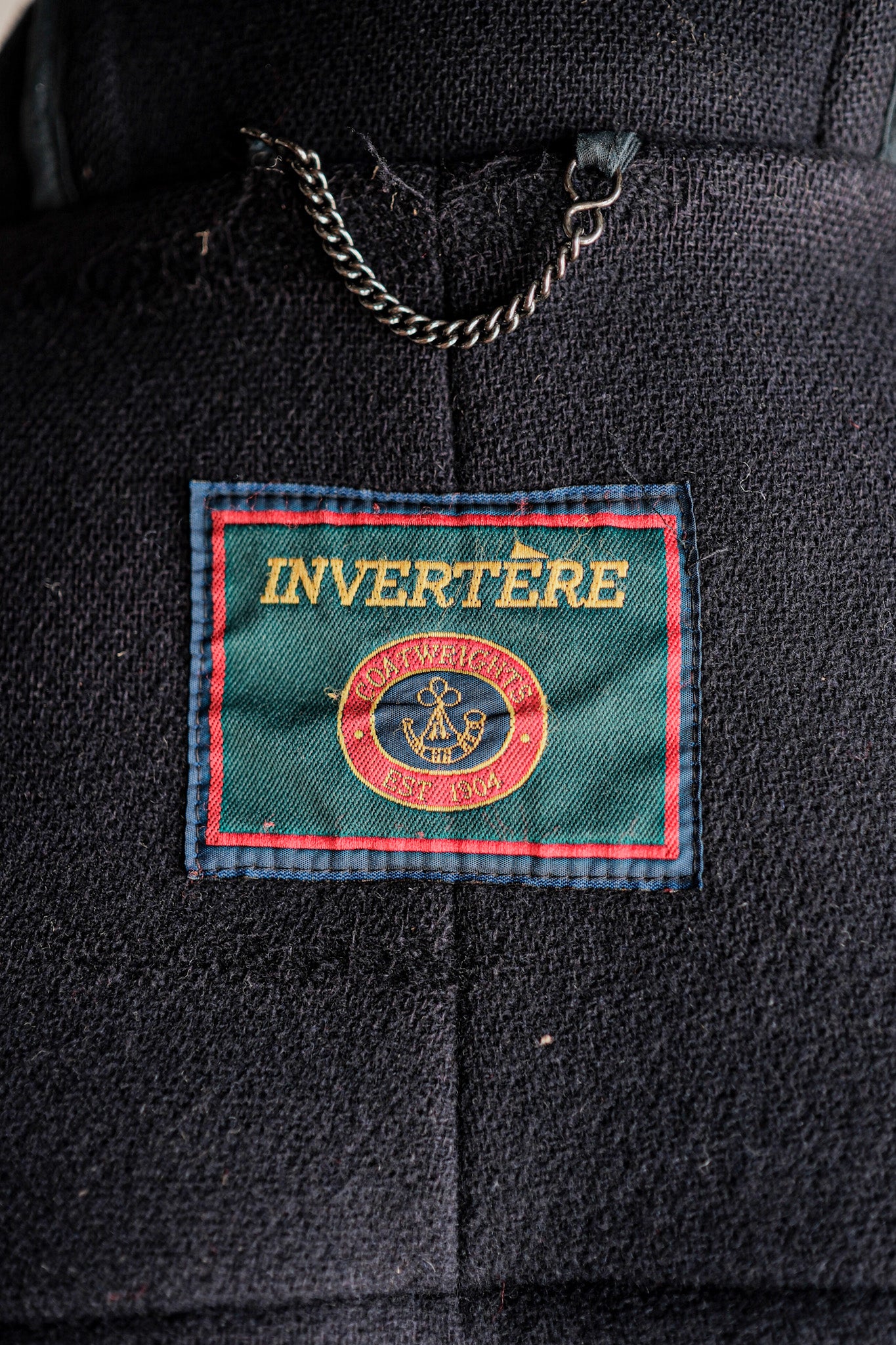[~ 90's] Old Invertere Wool Duffle Coat Size.42 "Moorbrook"