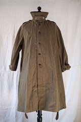 【~50's】French Army M35 Motorcycle Coat Size.1 "Dead Stock"