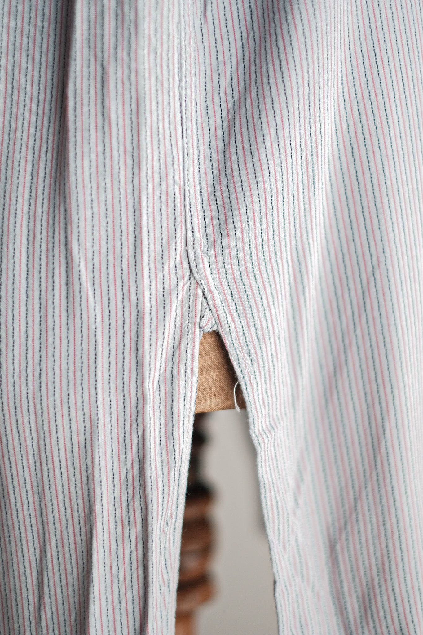 ［~40's］French Vintage Rayon Grandpa Shirt