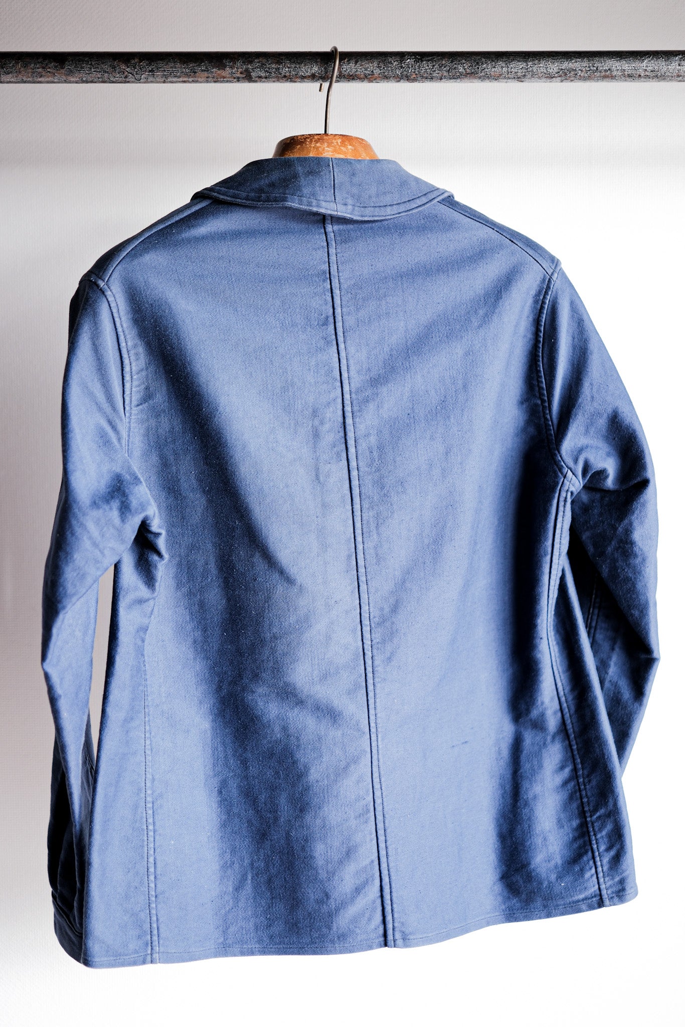 ［~40's］French Vintage Blue Moleskin Work Jacket