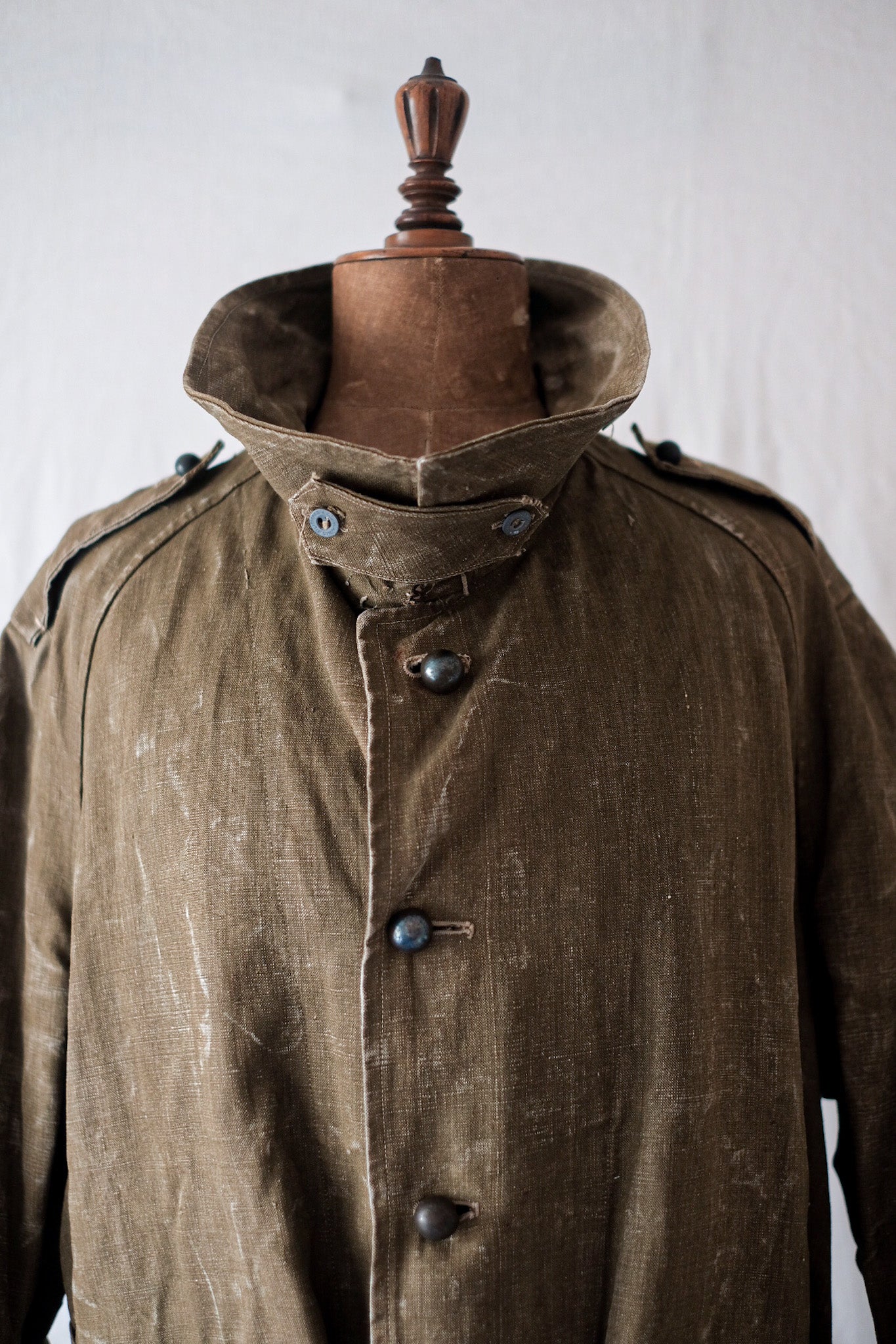 30's] French Army M35 Motorcycle Coat 