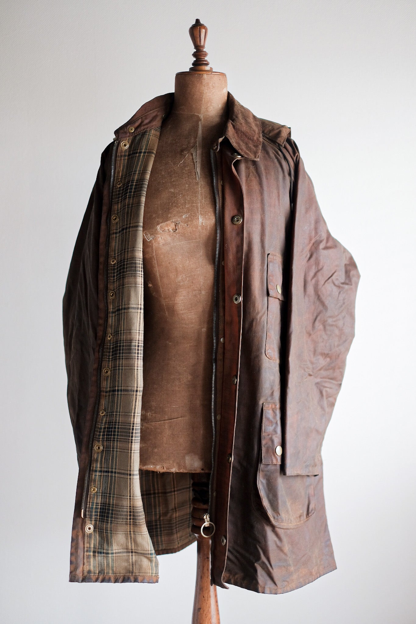 ［~60's］Vintage Barbour "Solway Zipper" Yellow Label
