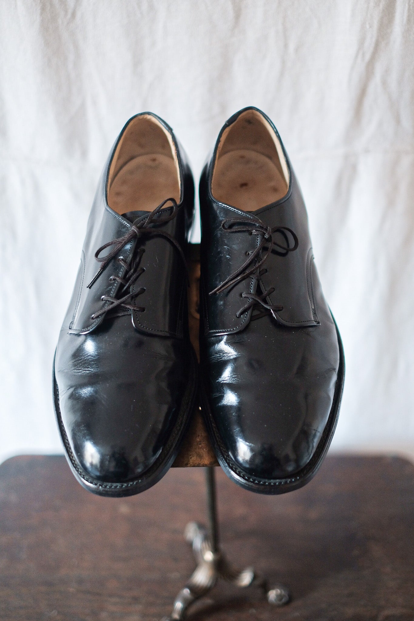 80's】U.S.NAVY Service Shoes Size.9 1/2 W