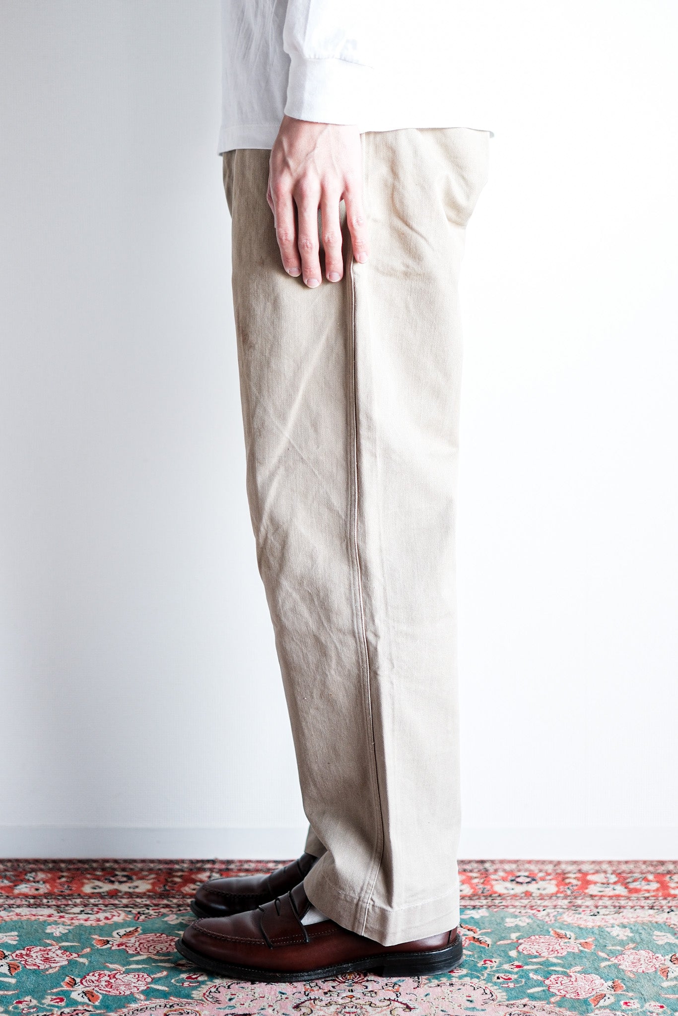 ［~60's］French Army M52 Chino Trousers