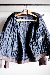 [~ 70's] Old Marcel Lassance Leather Bomber Jacket Size.52