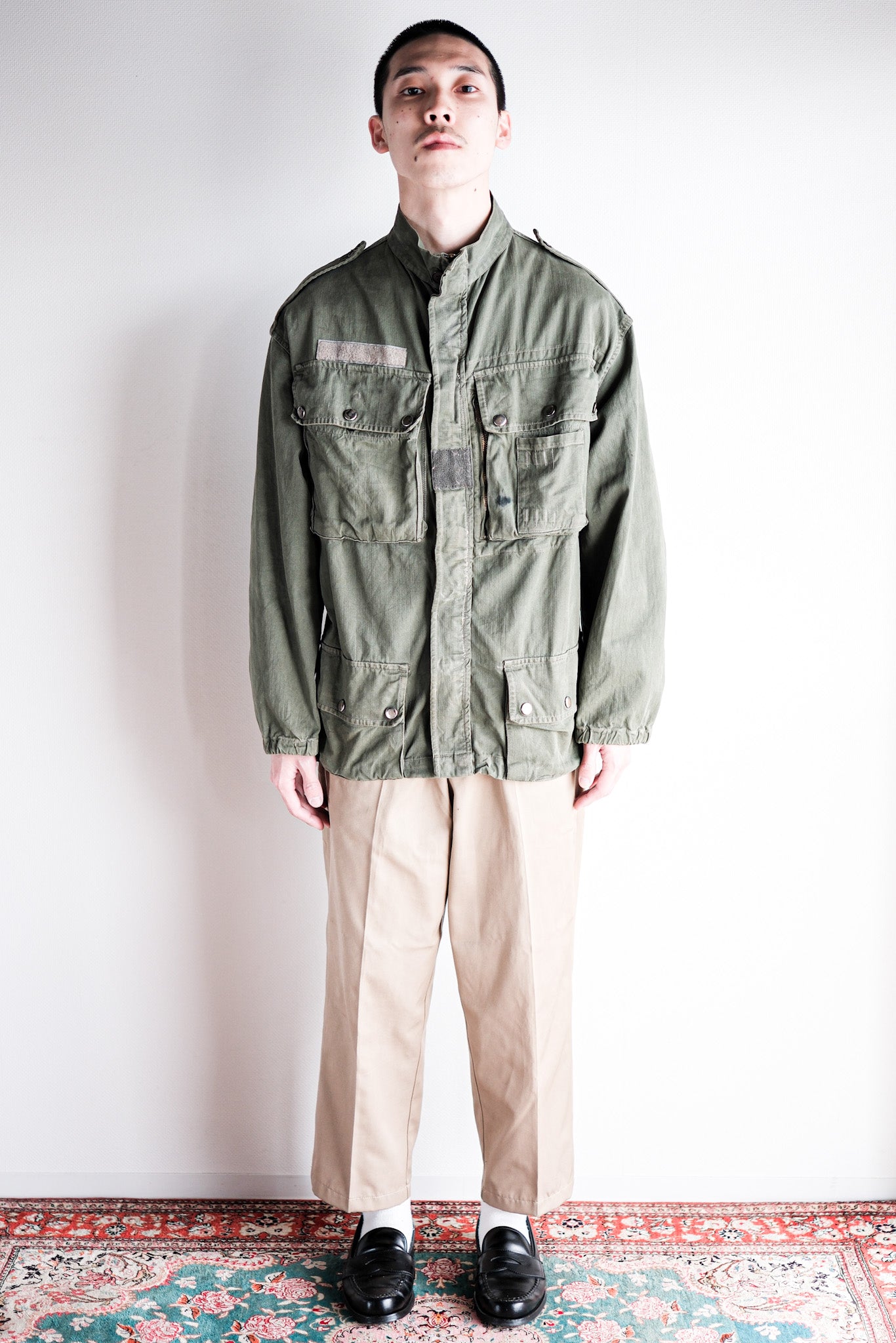 【~60's】French Army TAP47/56 Paratrooper Jacket