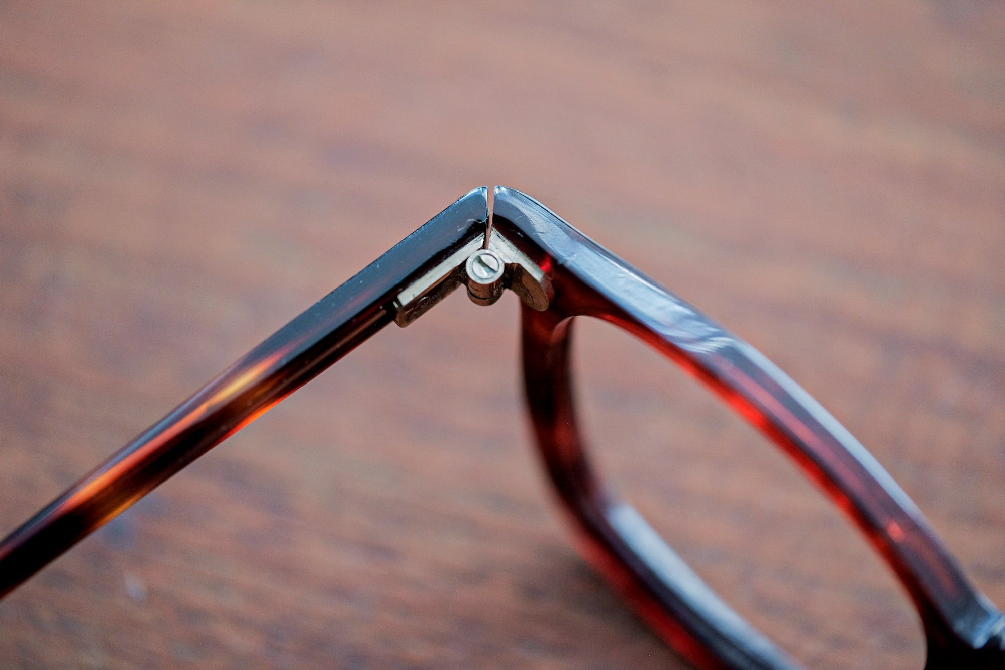 ［~50’s］French Vintage Amber Parisian Frame “Dead Stock”