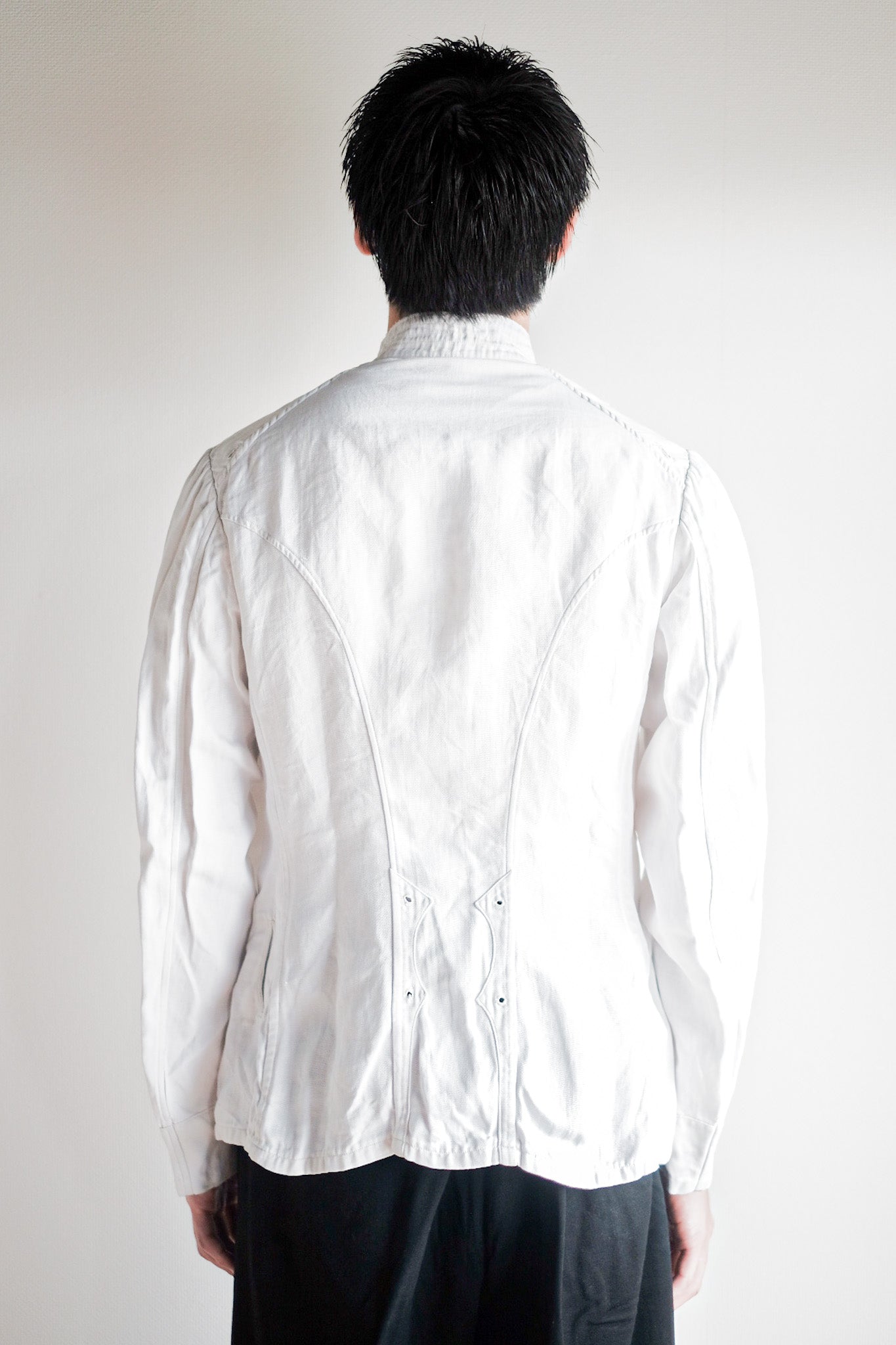 【~20's】French Army Cotton Linen Colonial Jacket