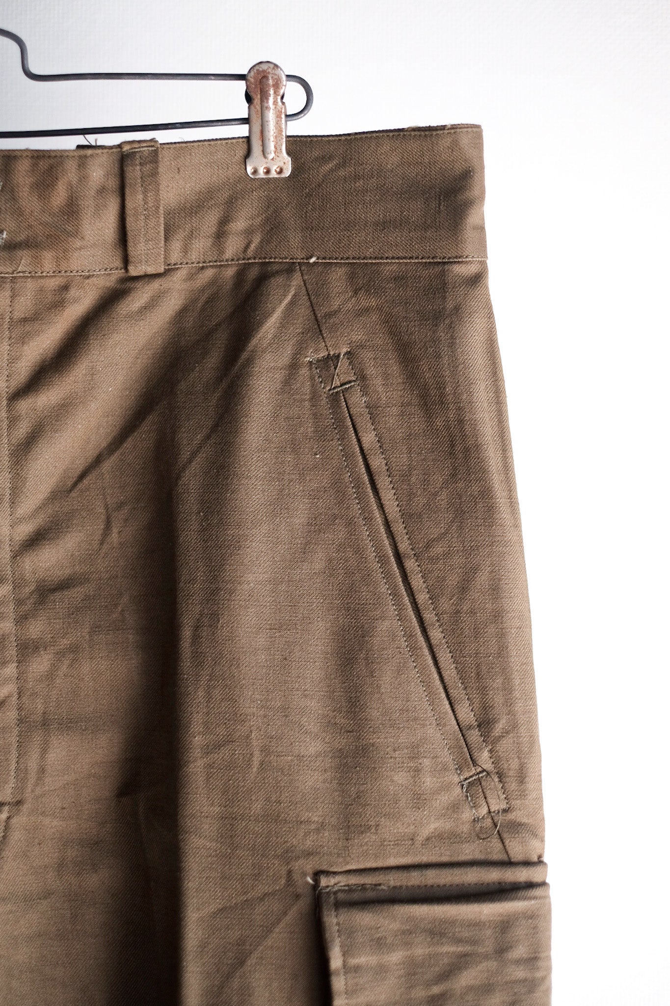 ［~50's］French Army M47 Field Trousers Size.45 "Dead Stock"