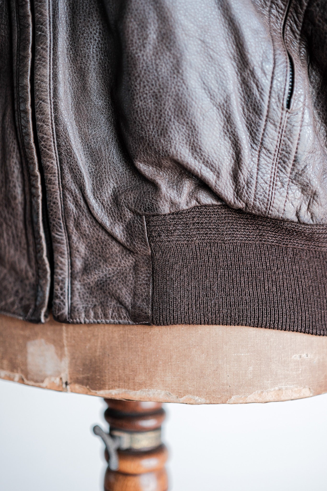 ［~90's］Old SERAPHIN Leather Jacket Size.52