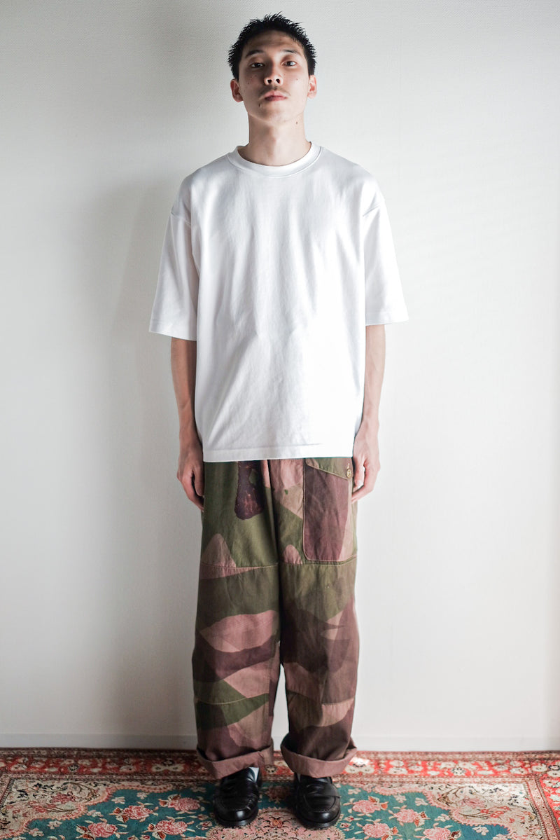 【~40's】British Army SAS Camouflaged Windproof Trousers Size.4 "Unusual Type" "Dead Stock"