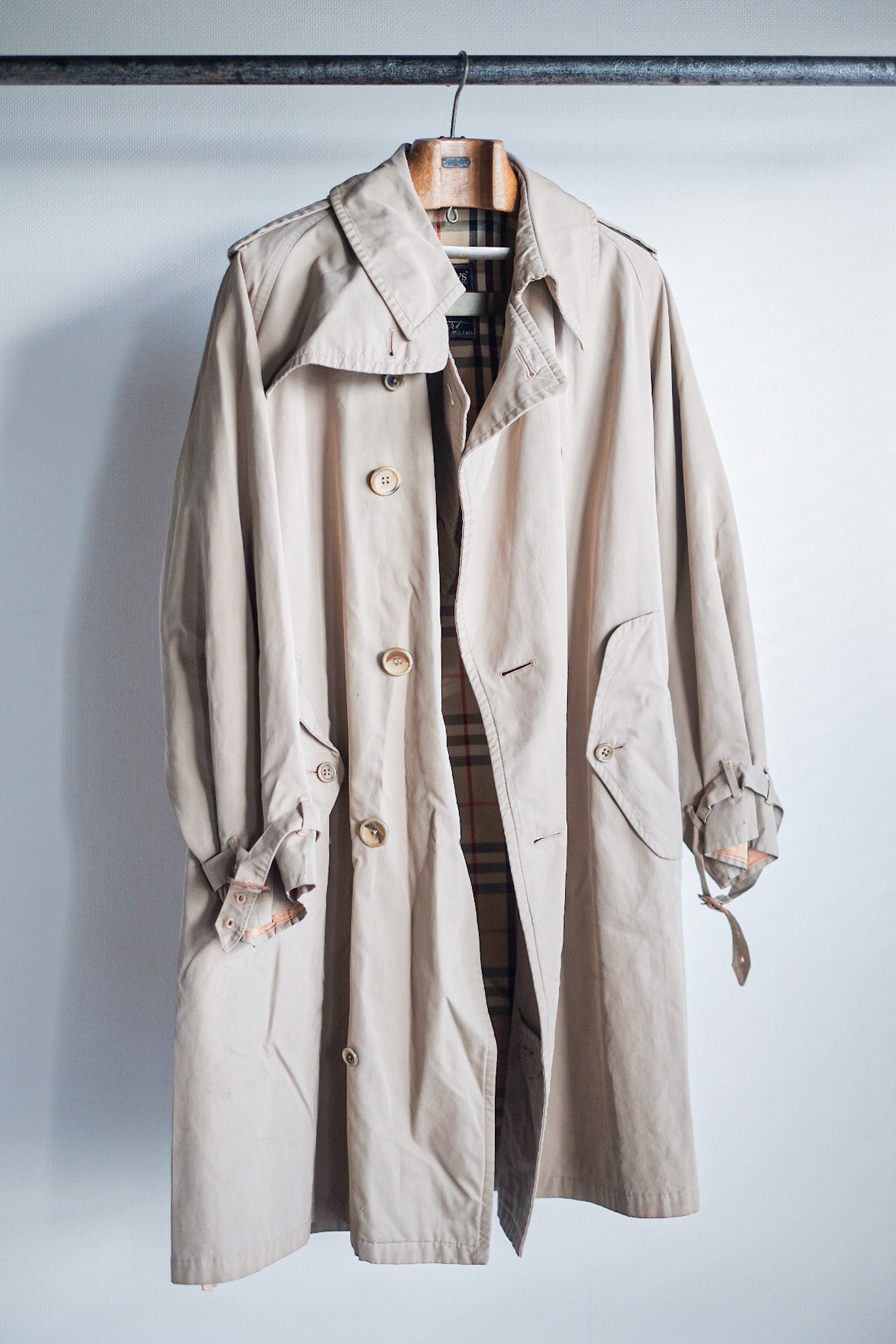 ［~60's］Vintage Burberry's Single Raglan Trench Coat "COMMANDER Ⅱ"