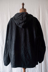 [~ 40's] British Vintage Black Cotton Anorak