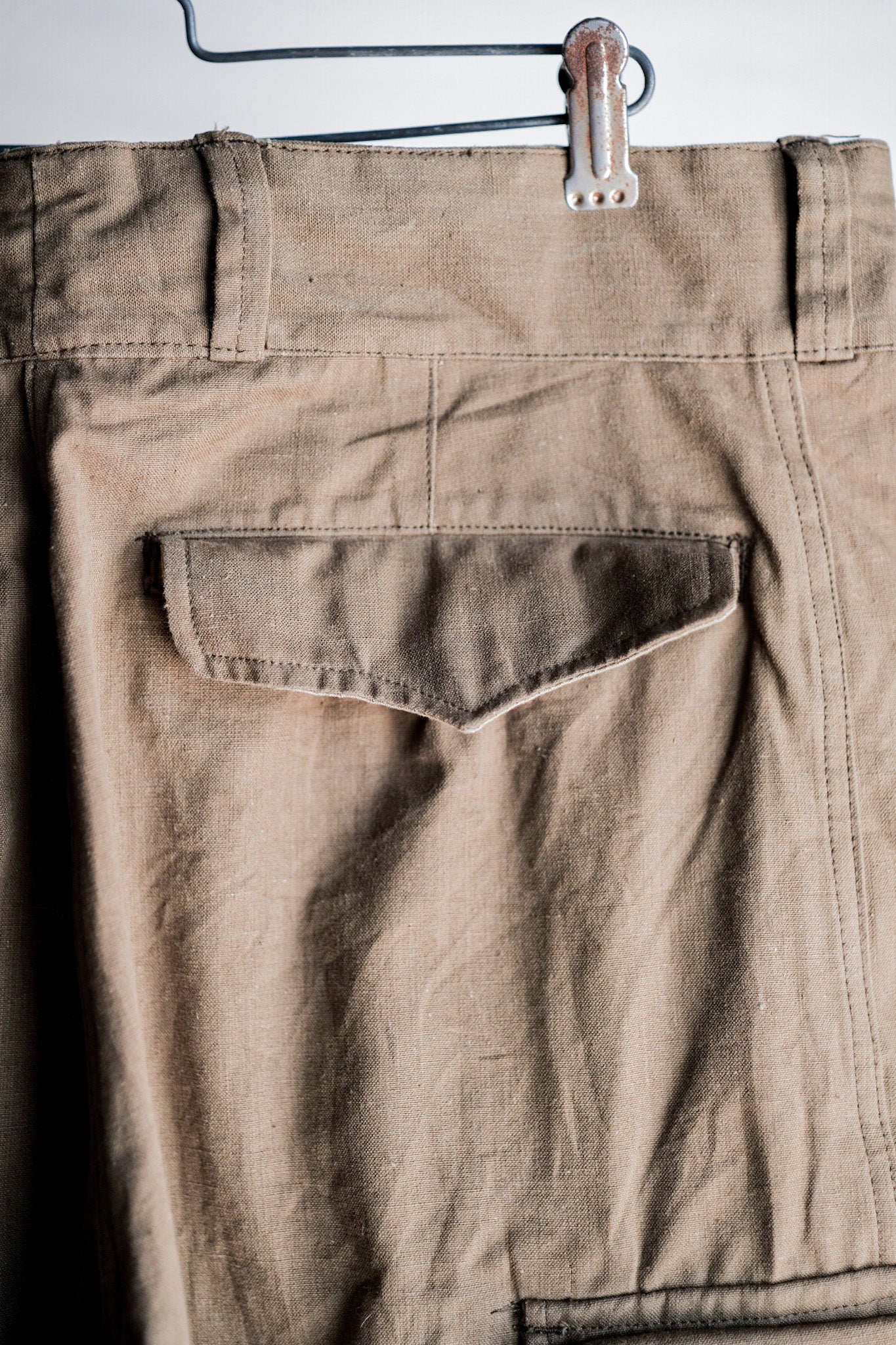 [~ 50's] French Army M47 Field Trousers Size.33 "Dead Stock"