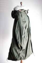 [~ 80's] สหรัฐอเมริกา M-65 Fishtail Parka Size.medium "Full Set"