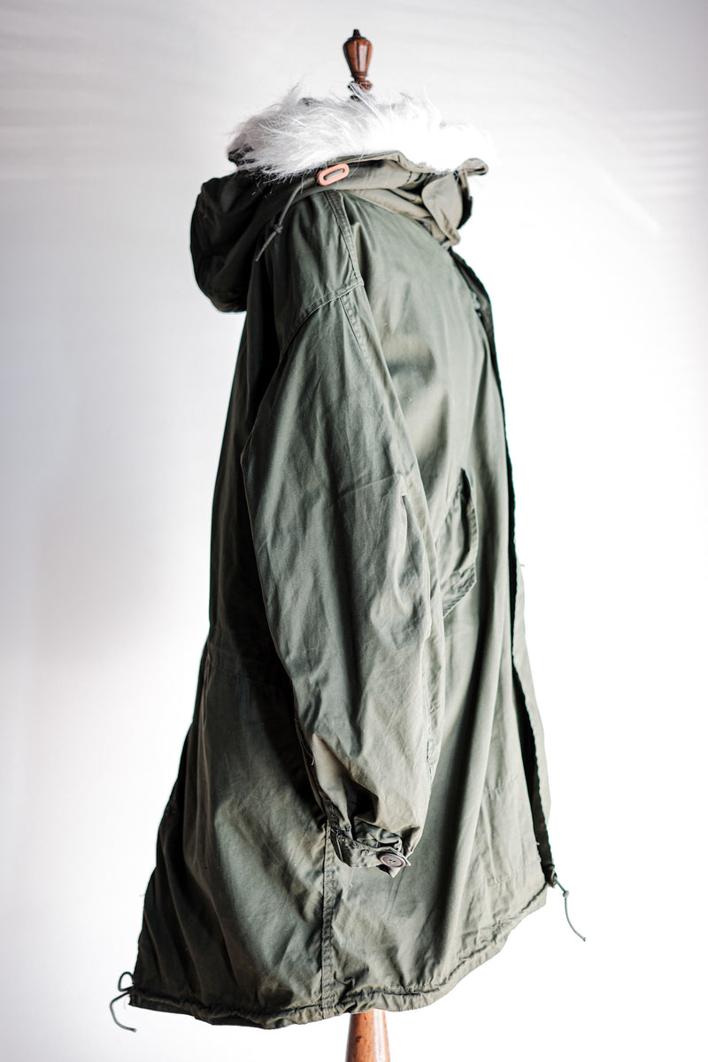 [~ 80's] สหรัฐอเมริกา M-65 Fishtail Parka Size.medium "Full Set"