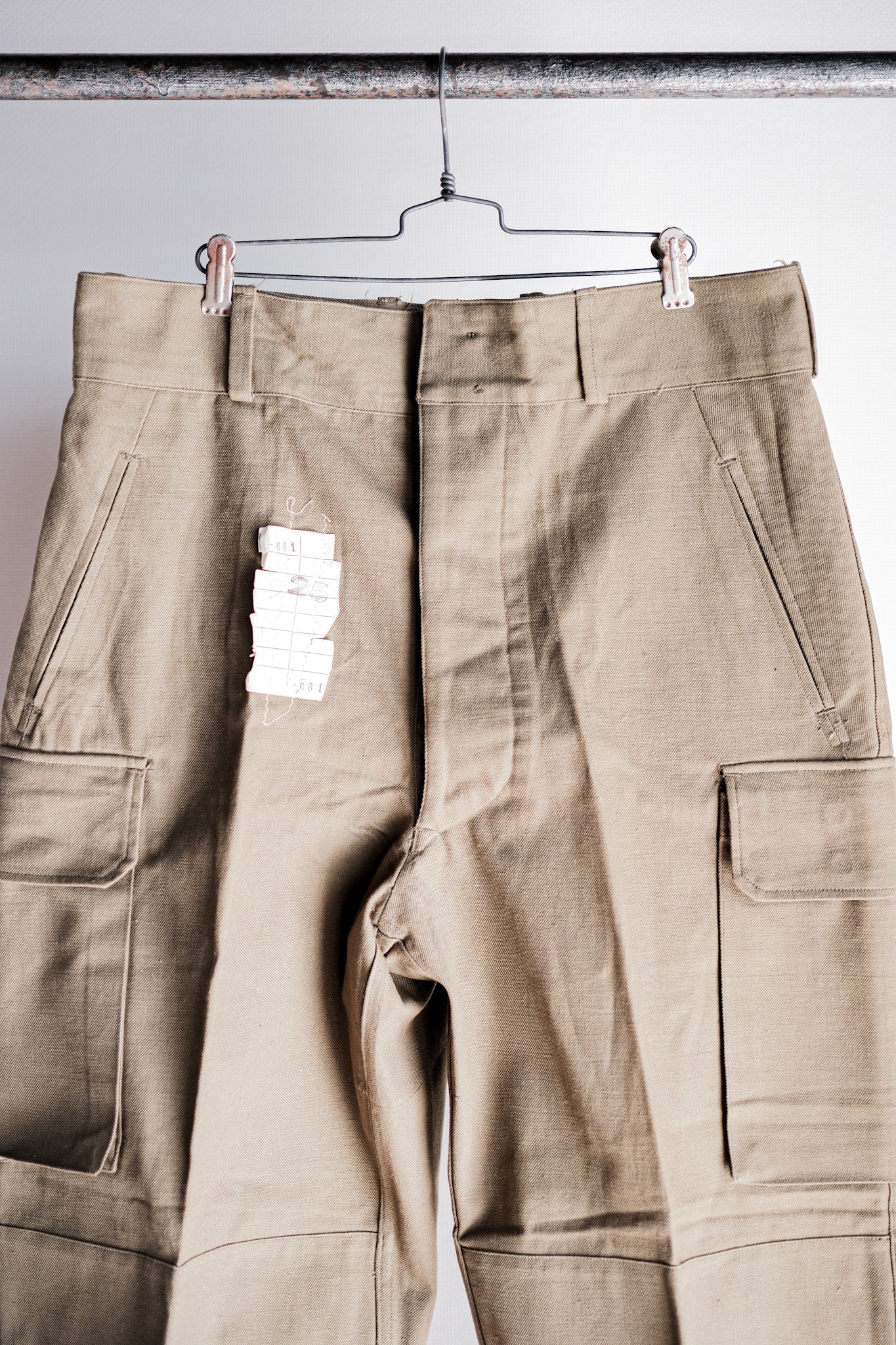 ［~50's］French Army M47 Field Trousers Size.25 "Dead Stock"