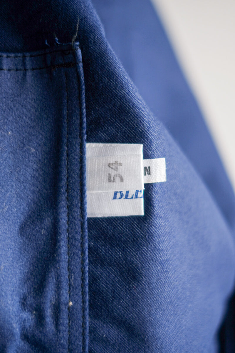 [~ 60's] แจ็คเก็ตงานโมลกอร์สีน้ำเงินวินเทจฝรั่งเศส "Dead Stock"
