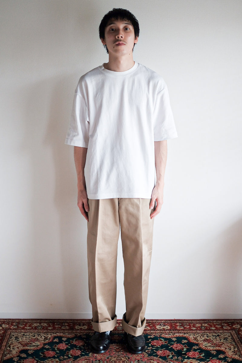 [~ 60's] กองทัพฝรั่งเศส M52 เสื้อกางเกงขนาดของ Chino ขนาด 80m "Dead Stock"