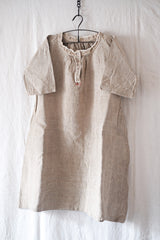 【Early 20th C】French Antique Linen One Piece