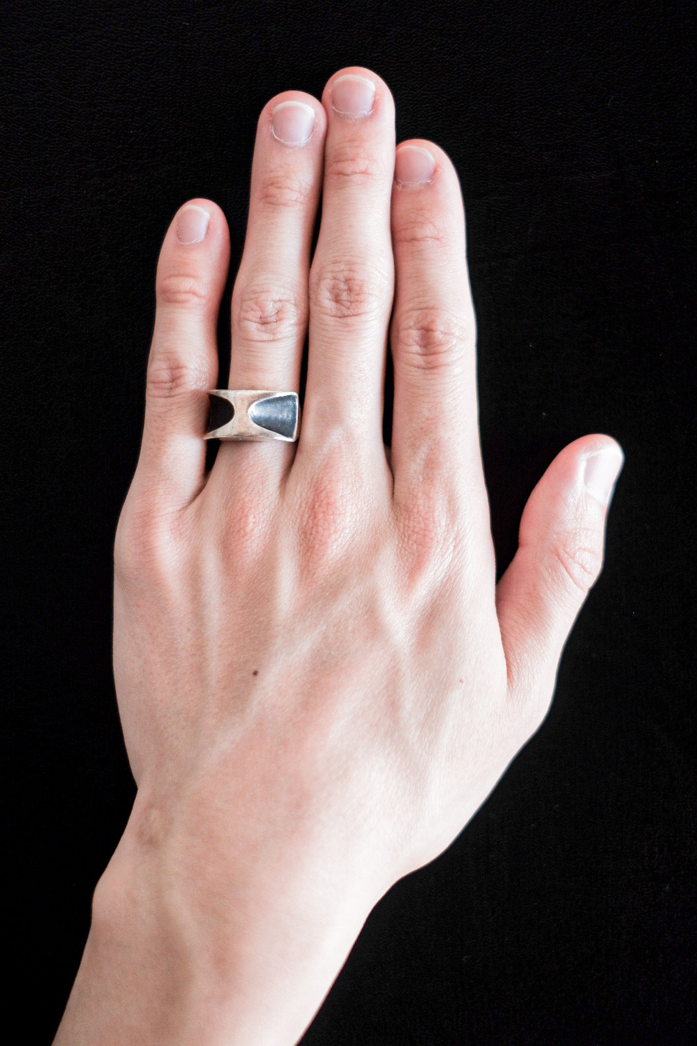 ［~70’s］Europe Vintage Silver 835 Ring